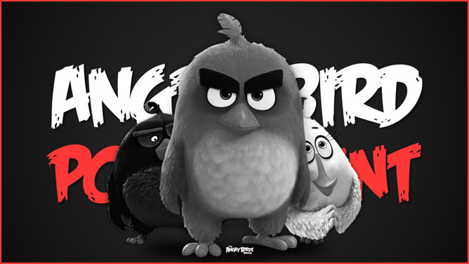 exquis thème Angry Birds fonctionne PPT