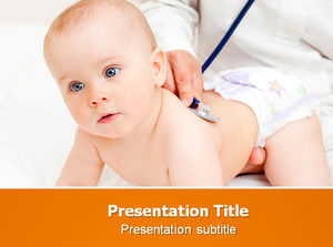 Baby health check ppt template