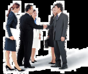 Business team Business cooperation Business people png Transparent background image package download