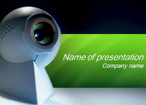 Camera electronic technology ppt template