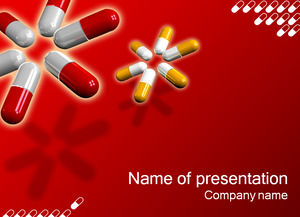 Capsule Drugs ppt template