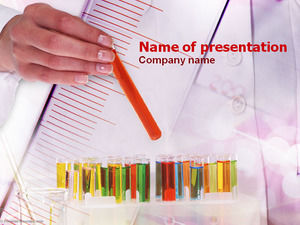 Chemistry experiment teaching ppt template