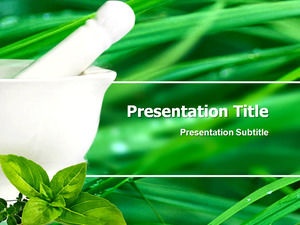 Chinese herbal medicine - pharmaceutical industry ppt template