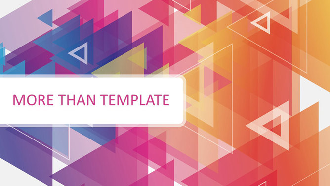 Colorful triangle multipurpose PPT Templates