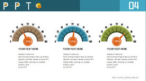 Creative car speed dashboard parallel relationship ppt chart