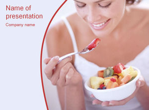 Diet beauty to lose weight ppt template