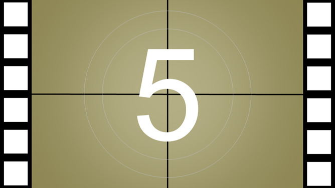 Dynamic five seconds countdown to the opening PPT Templates
