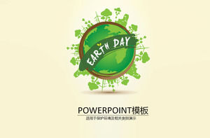 Terra Earth Day (Terra Giornata della Terra) ami l'ambiente del modello ppt terra