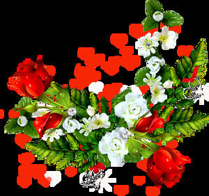 Flowers vines corners modified png picture material (60 photos)