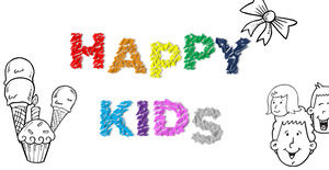 Mutlu çocuklar - çocuk erken eğitim ppt templateHappy çocuklar - çocuk erken eğitim ppt şablonu