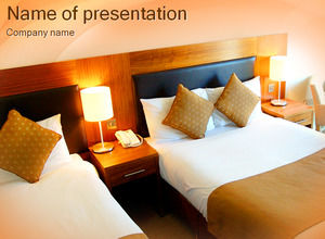 Hotel room service industry ppt template