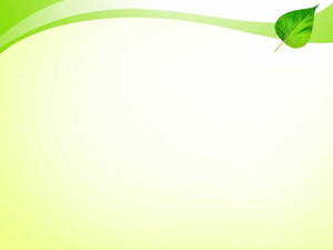 Leaf green theme ppt background picture