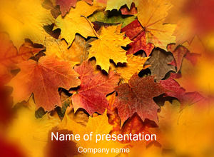 Maple leaf image background template