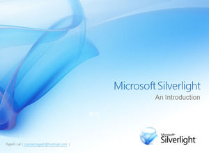 Microsoft Silverlight Microsoft product ppt template