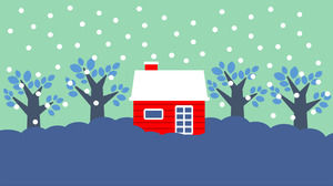 Ppt drawing small house tree and other life tools icon material