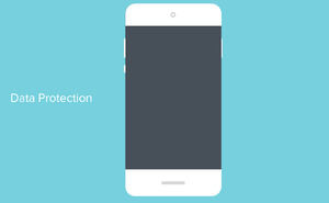 Smooth and smooth mobile phone system interface UI dynamic demo animation ppt template
