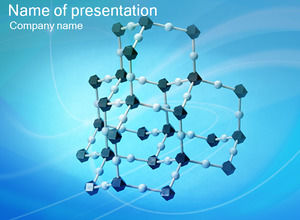 Due serie di struttura molecolare modello di diagramma biotecnologia ppt