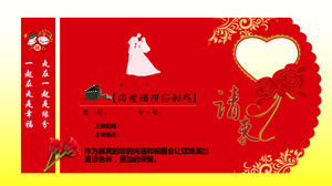 Wedding invitation invitations dynamic ppt template