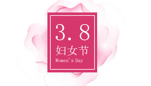 Woman Flower - 38 Women's Day ppt template