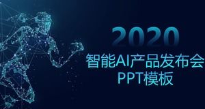 Tecnología creativa inteligencia artificial AI conferencia plantilla PPT