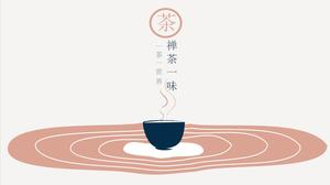 Chá simples e elegante modelo Zen cegamente ppt