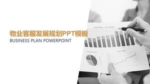 Modelo de ppt do plano de desenvolvimento de serviço ao cliente de propriedade