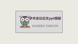 Academic conference paper ppt template