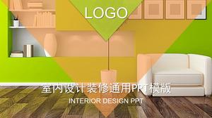 Plantilla ppt general para diseño de interiores y decoración.