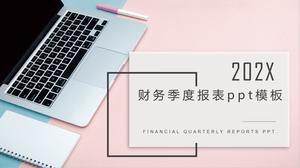 Financial quarterly report ppt template