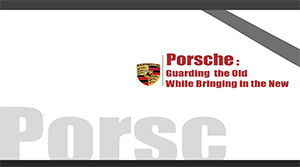 Szablon PPT do promocji marki Porsche