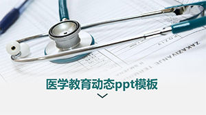 Dynamische ppt-Vorlage für die medizinische Ausbildung