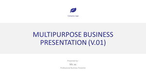Template PPT presentasi bisnis gaya Eropa dan Amerika minimalis 150 halaman