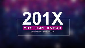 Simple PPT template with purple colorful transparent background