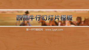 Western Cowboy Personality Slideshow Template Download
