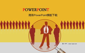 Unduh Template PowerPoint Bisnis Kuning