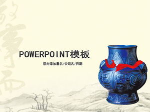 Unduhan template slideshow latar belakang keramik Cina