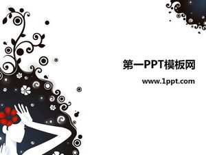 Download do modelo PPT de arte de ilustração