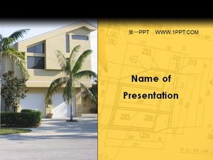 Herunterladen von PPT-Vorlagen zum Verkauf von Villen für Immobilienunternehmen