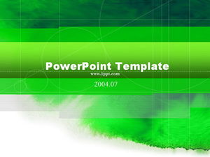 Download de modelo de PPT clássico estrangeiro verde