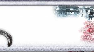 Dunkelblaue ziegelblaue Fliese alte Mauer PPT Hintergrundbild