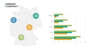 Material grafic PPT hartă Germania