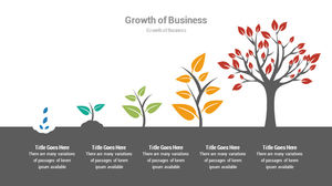 Development, growth and growth, progressive PPT graphics