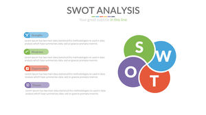 花型SWOT积分列表PPT模板