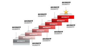 Matériau PPT à relation progressive en forme d'escalier