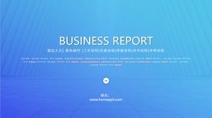 Company personal work summary report ppt template