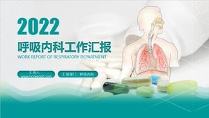 Hospital respiratory physician nurse work report ppt template