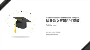 Chapéu de médico brilhante - modelo geral de ppt para defesa de dissertação de desenho animado