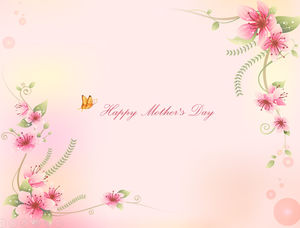 Cartão de dia das mães para mãe - modelo de ppt do dia das mães