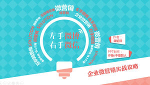 «Левая Weibo, правая WeChat» практическая стратегия корпоративного микромаркетинга ppt чтение заметок