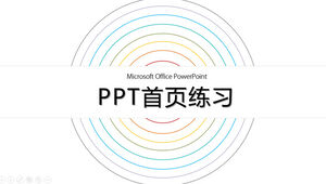 O terceiro conjunto do modelo ppt de amostra na página inicial (15 fotos)